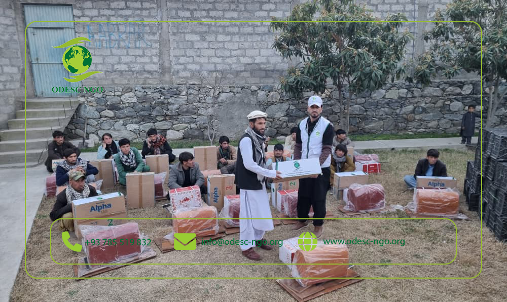 The distribution of Skills Development and Livelihood (SDL) kits