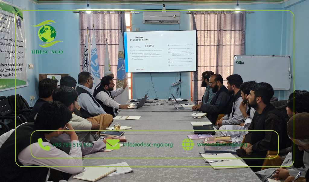 ODESC HER Project Provincial Technical Team conducted a coordination meeting with UNICEF